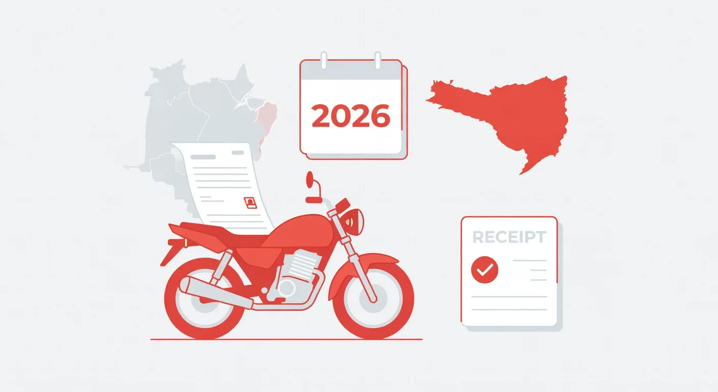 IPVA de Moto Santa Catarina 2026: alíquota, como pagar e isenções