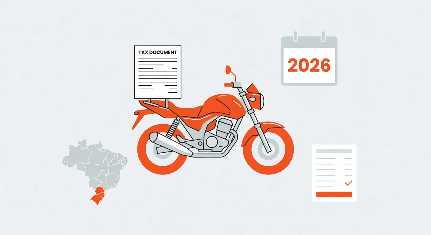 IPVA de Moto Sergipe 2026: alíquota, como pagar e isenções
