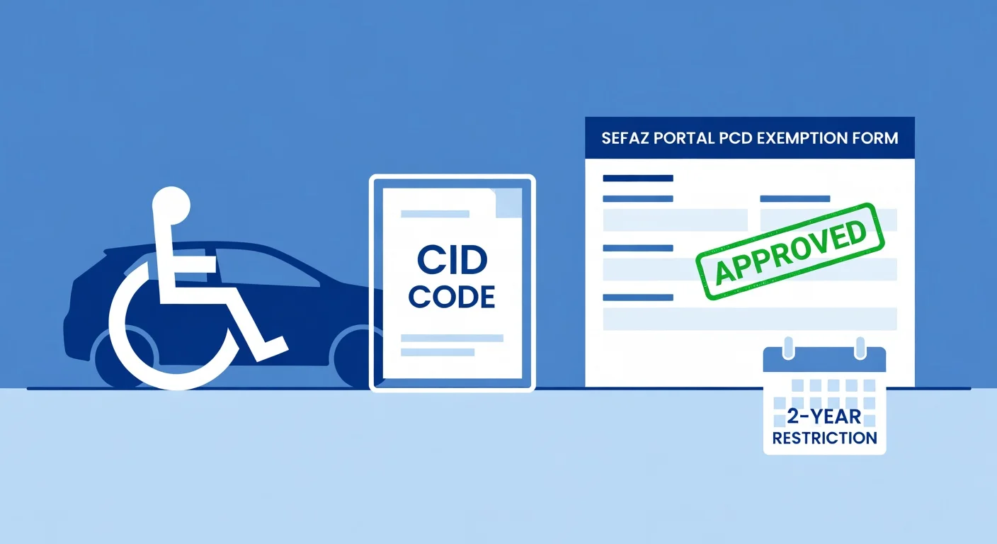 Isenção de IPVA PCD 2026: como solicitar e quais são os requisitos