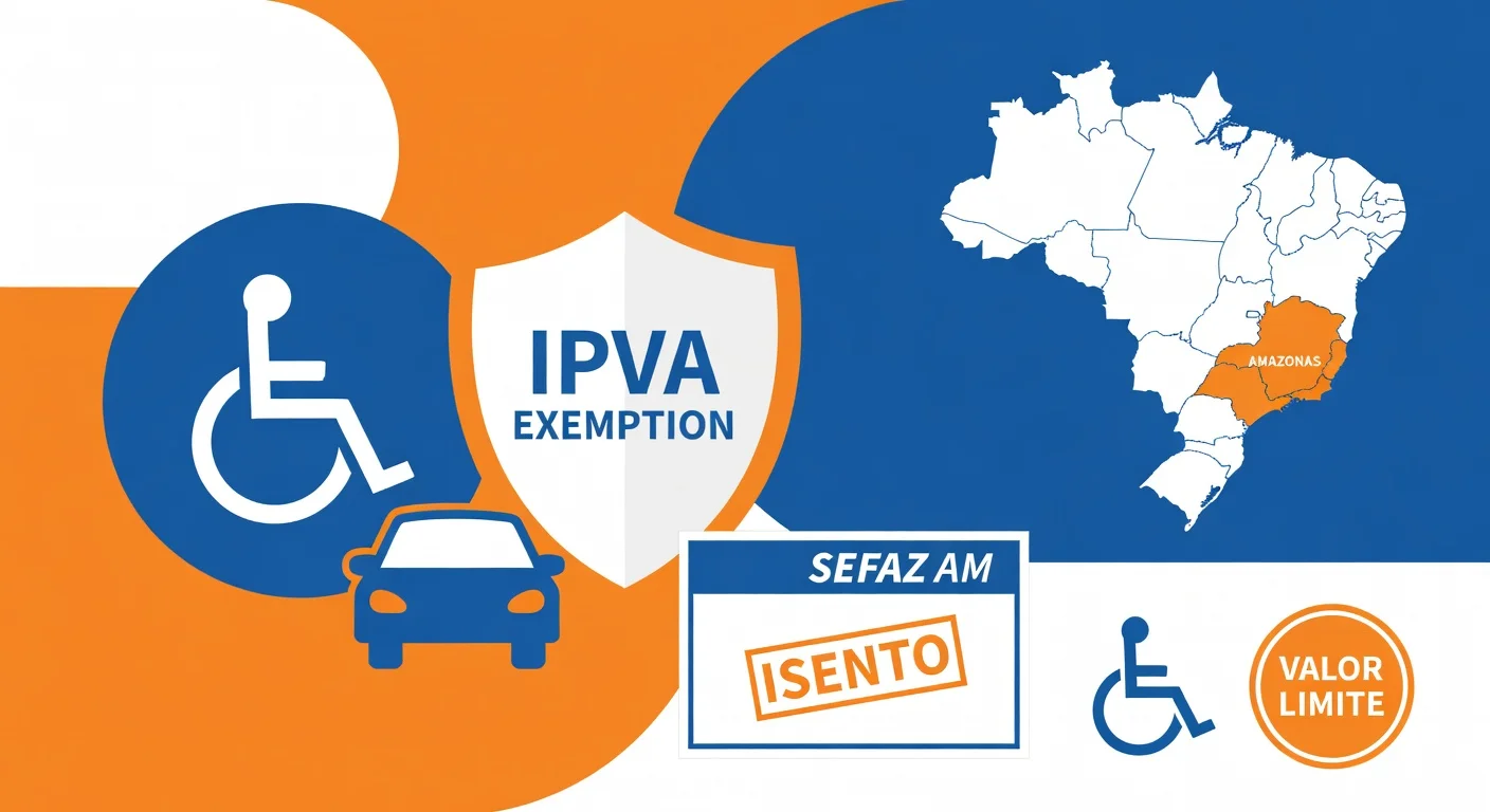 Isenção IPVA PCD Amazonas 2026: quem tem direito e como solicitar
