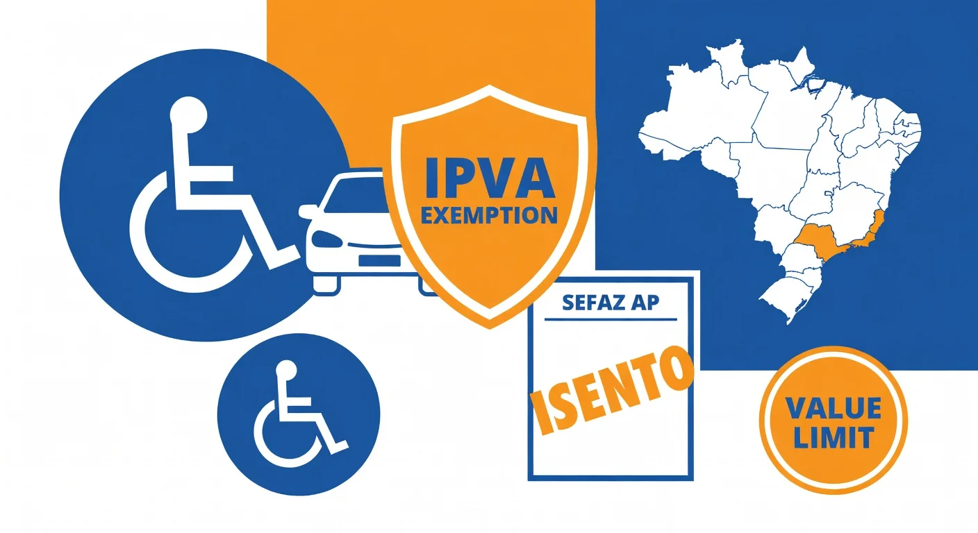 Isenção IPVA PCD Amapá 2026: quem tem direito e como solicitar
