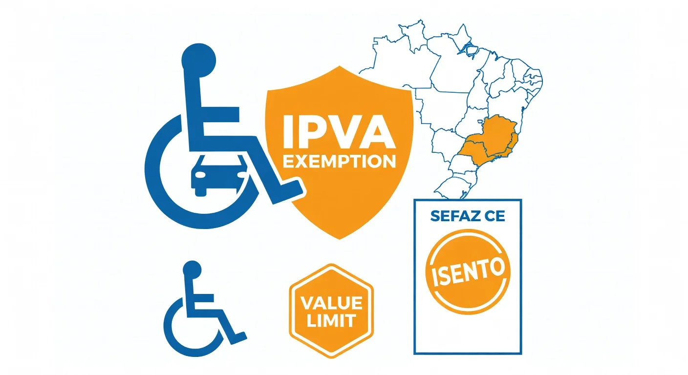 Isenção IPVA PCD Ceará 2026: quem tem direito e como solicitar