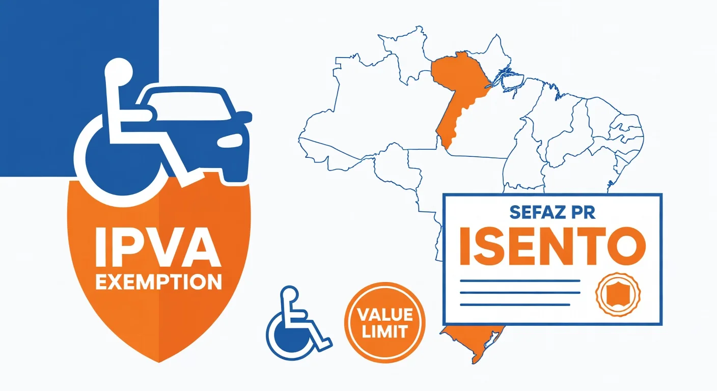 Isenção IPVA PCD Paraná 2026: quem tem direito e como solicitar