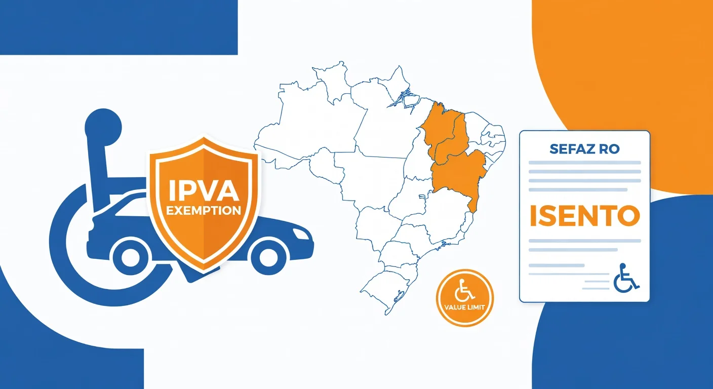 Isenção IPVA PCD Rondônia 2026: quem tem direito e como solicitar