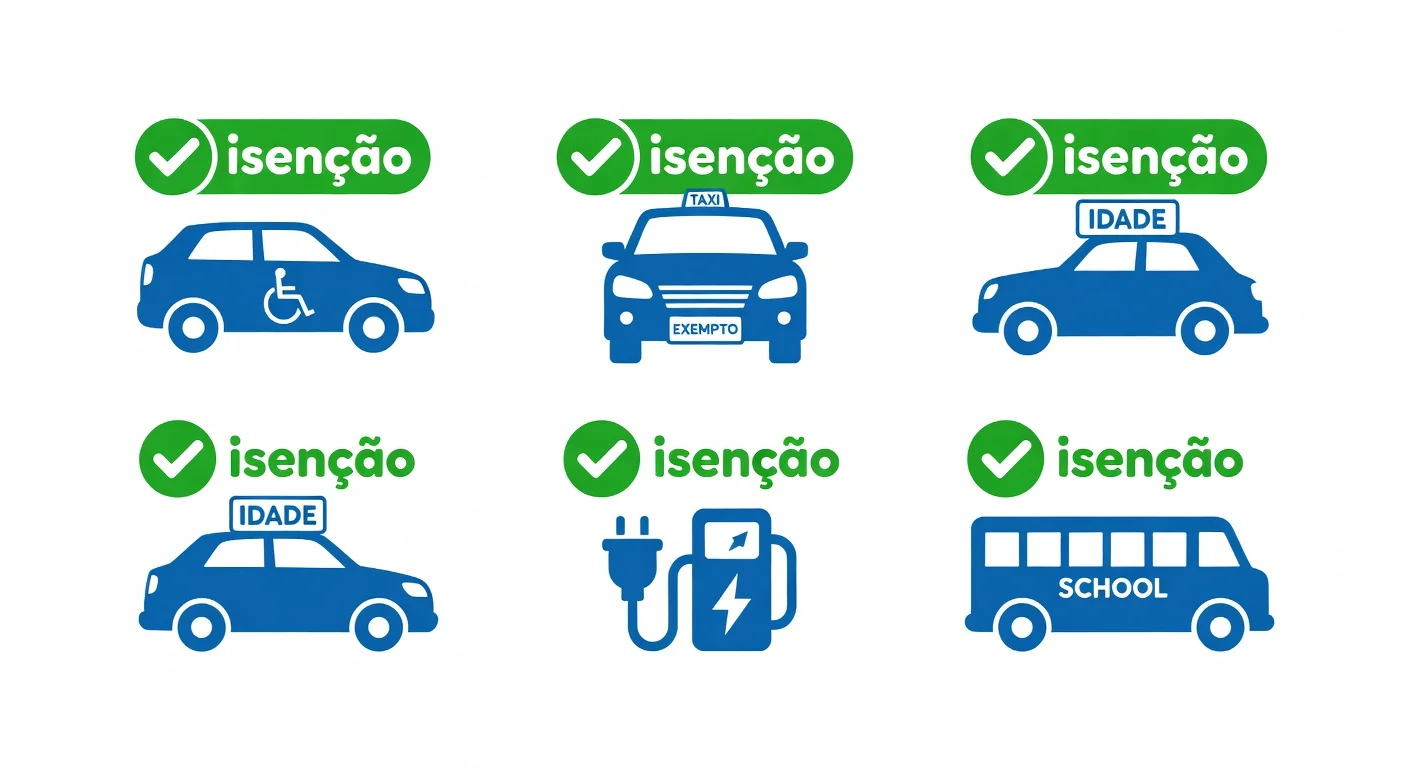 Isenção de IPVA 2026: quem tem direito e como solicitar