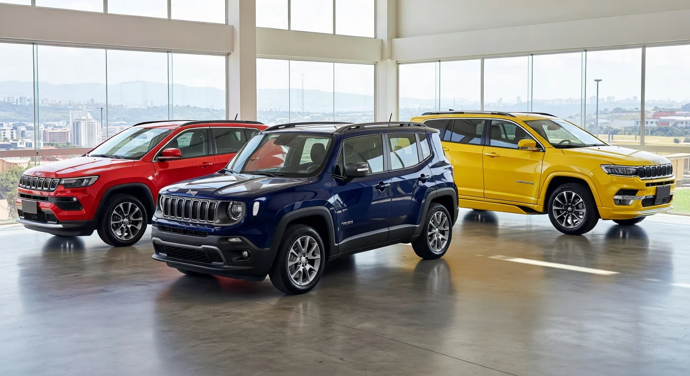 Jeep Híbrido PCD 2026: Compass, Commander e Renegade