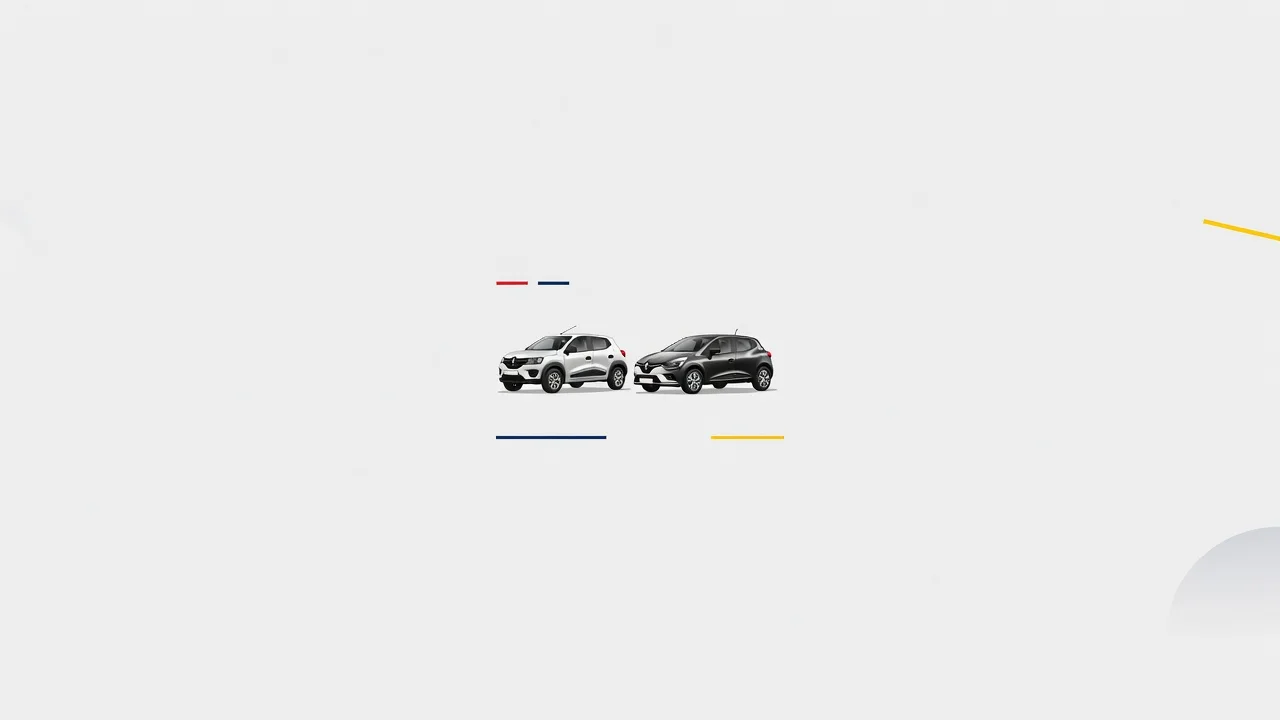 Kwid Intense e Clio Sedan: Os Renault de Entrada