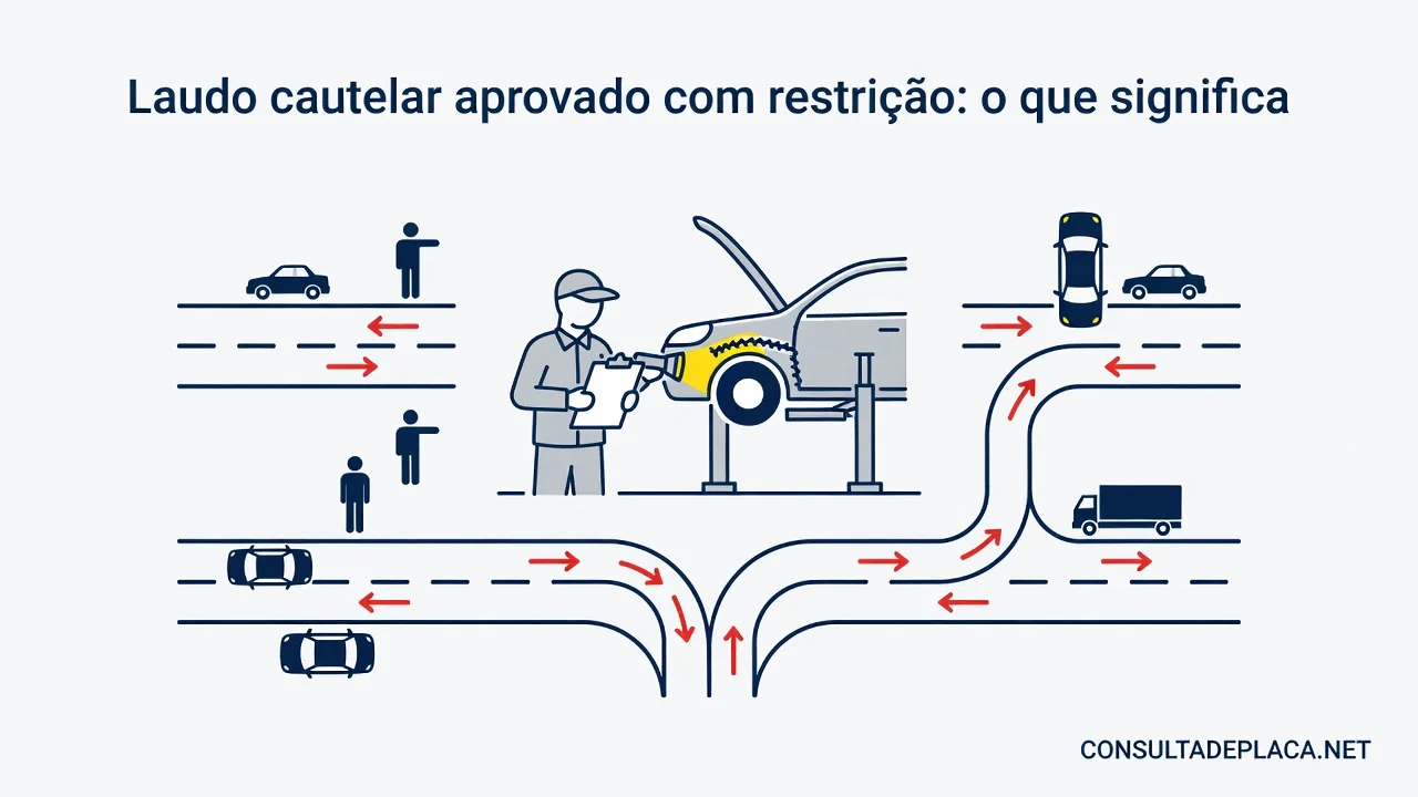 Laudo cautelar aprovado com restrição: o que significa
