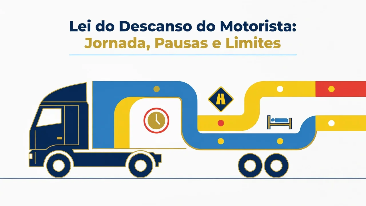 Lei do Descanso do Motorista: Jornada, Pausas e Limites