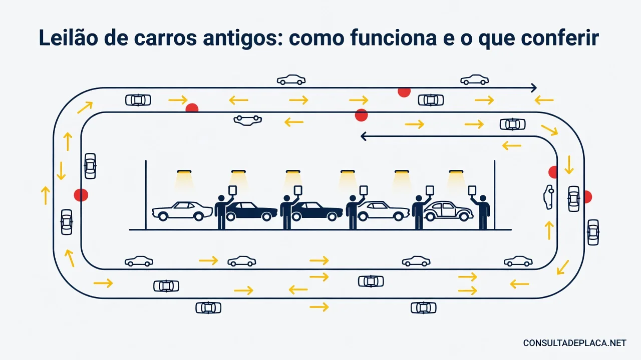 Leilão de carros antigos: como funciona e o que conferir