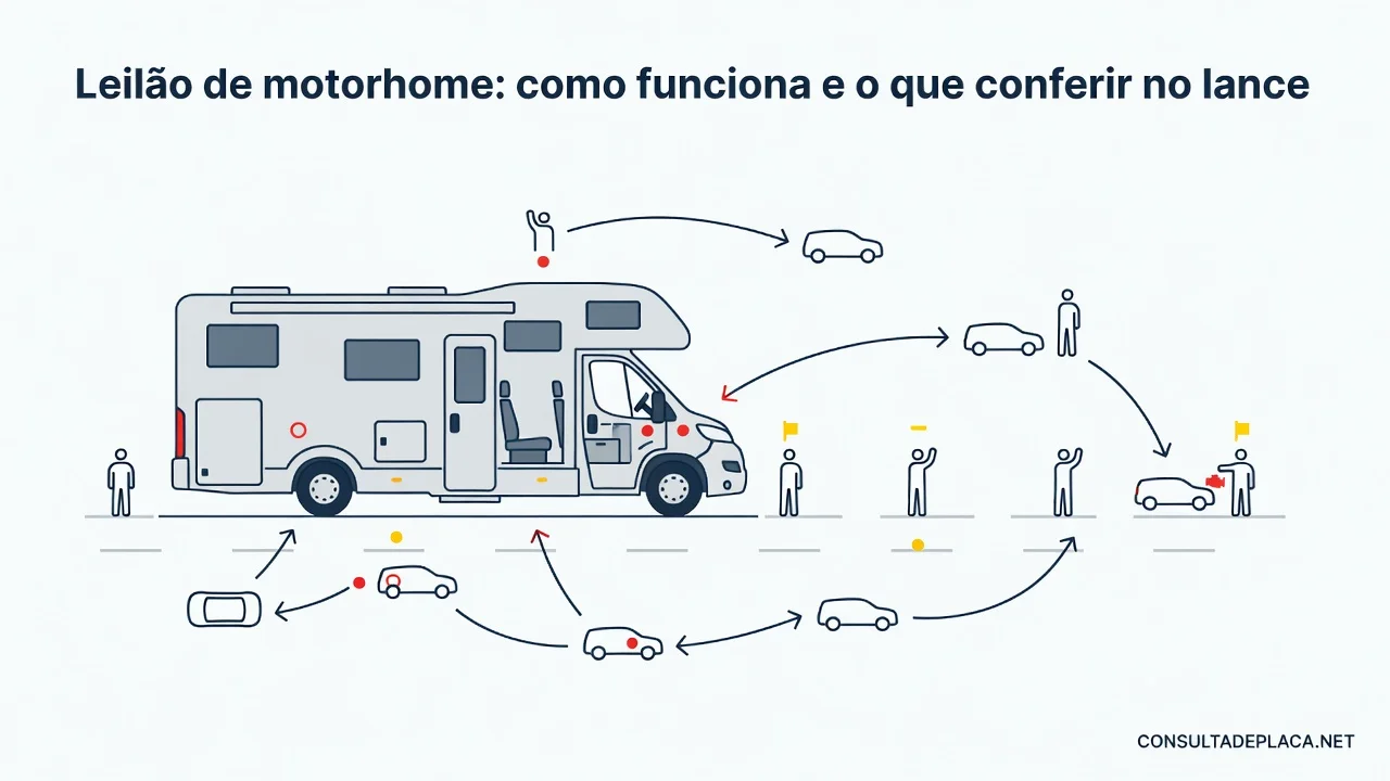 Leilão de motorhome: como funciona e o que conferir no lance