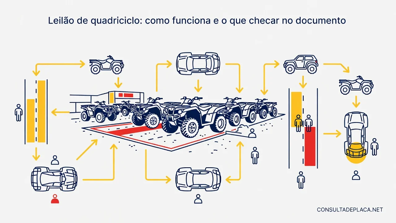 Leilão de quadriciclo: como funciona e o que checar no documento