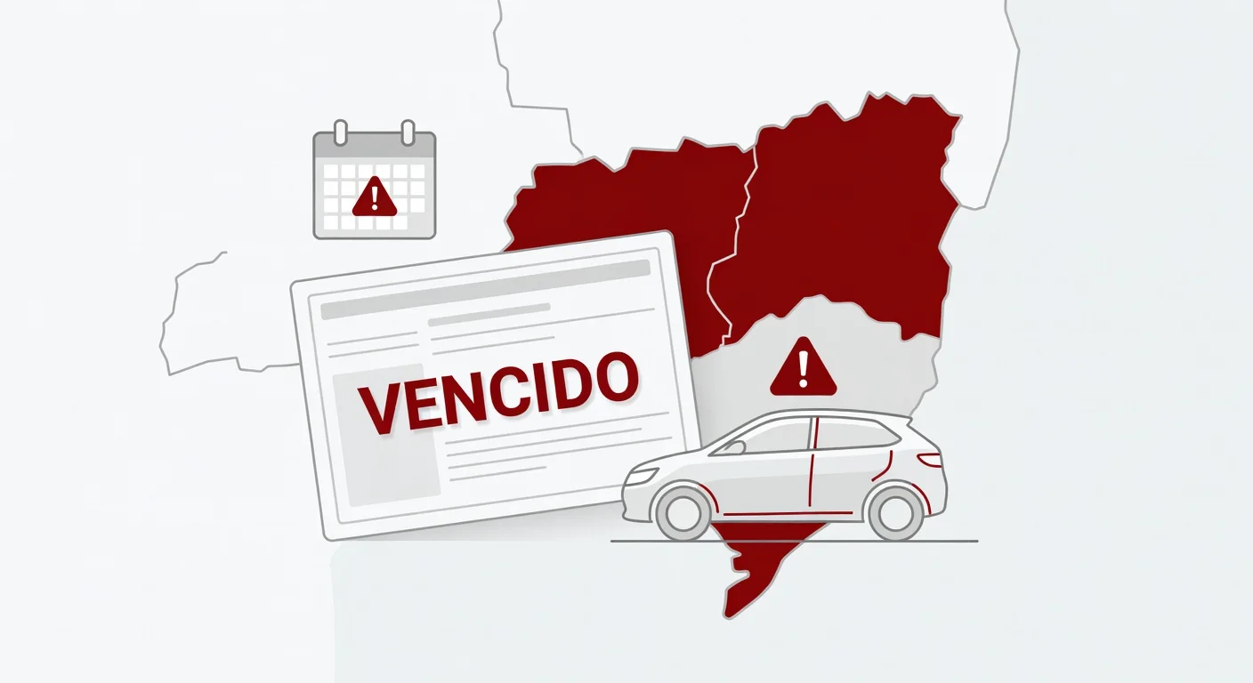 Licenciamento atrasado Pernambuco 2026: multa, riscos e como regularizar