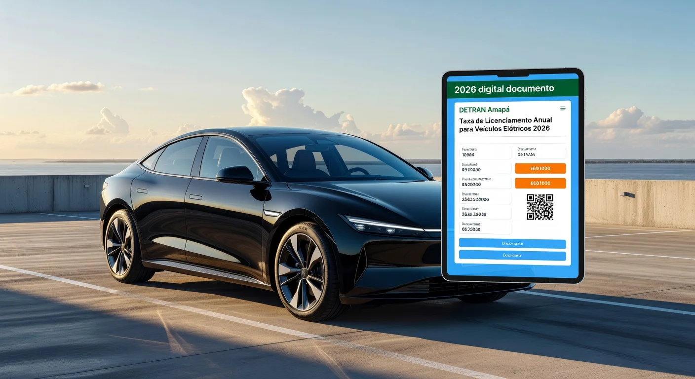 Licenciamento de Carro Elétrico em Amapá 2026: Valor e Prazo