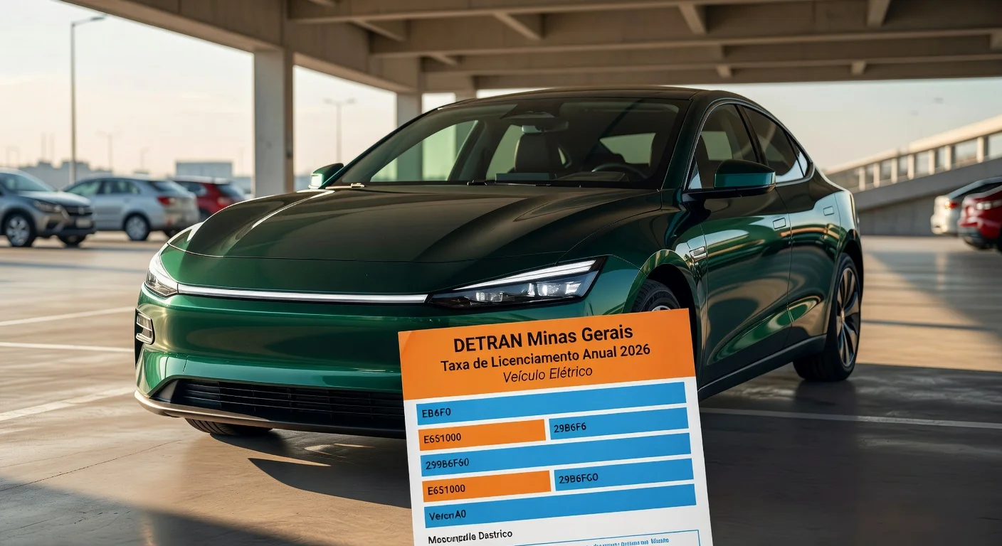 Licenciamento de Carro Elétrico em Minas Gerais 2026: Valor e Prazo