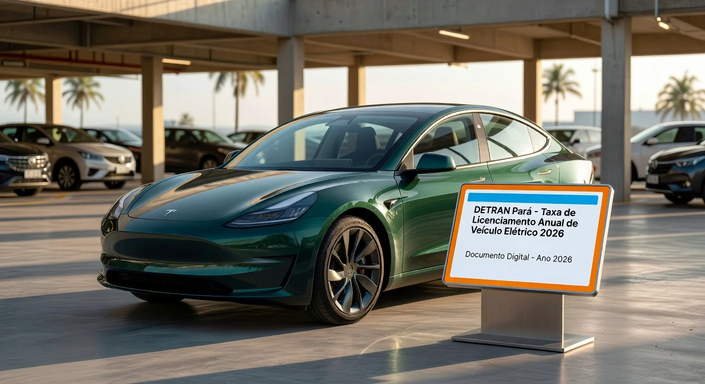 Licenciamento de Carro Elétrico em Pará 2026: Valor e Prazo