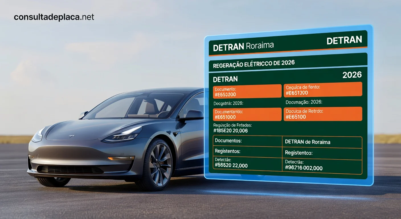 Licenciamento de Carro Elétrico em Roraima 2026: Valor e Prazo
