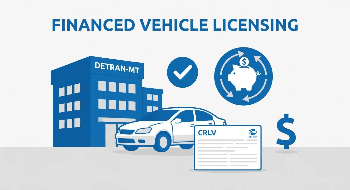 Licenciamento Financiado MT: Como Fazer com Veículo Financiado