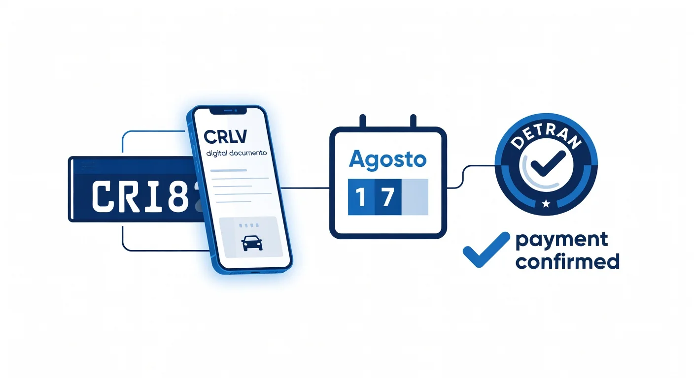 Licenciamento placa final 8 em 2026: prazo, valor e como pagar