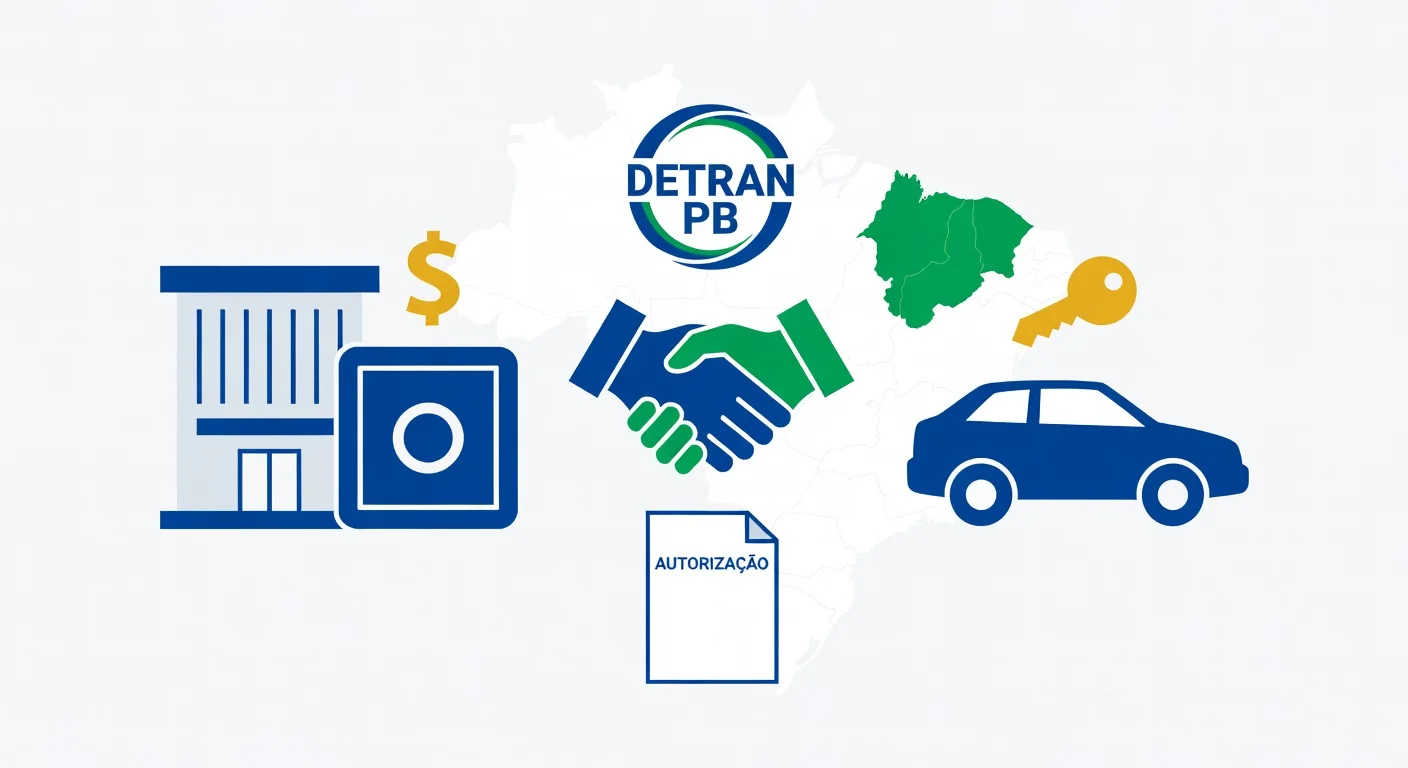 Licenciamento veículo financiado Paraíba 2026: como pagar sem o banco travar