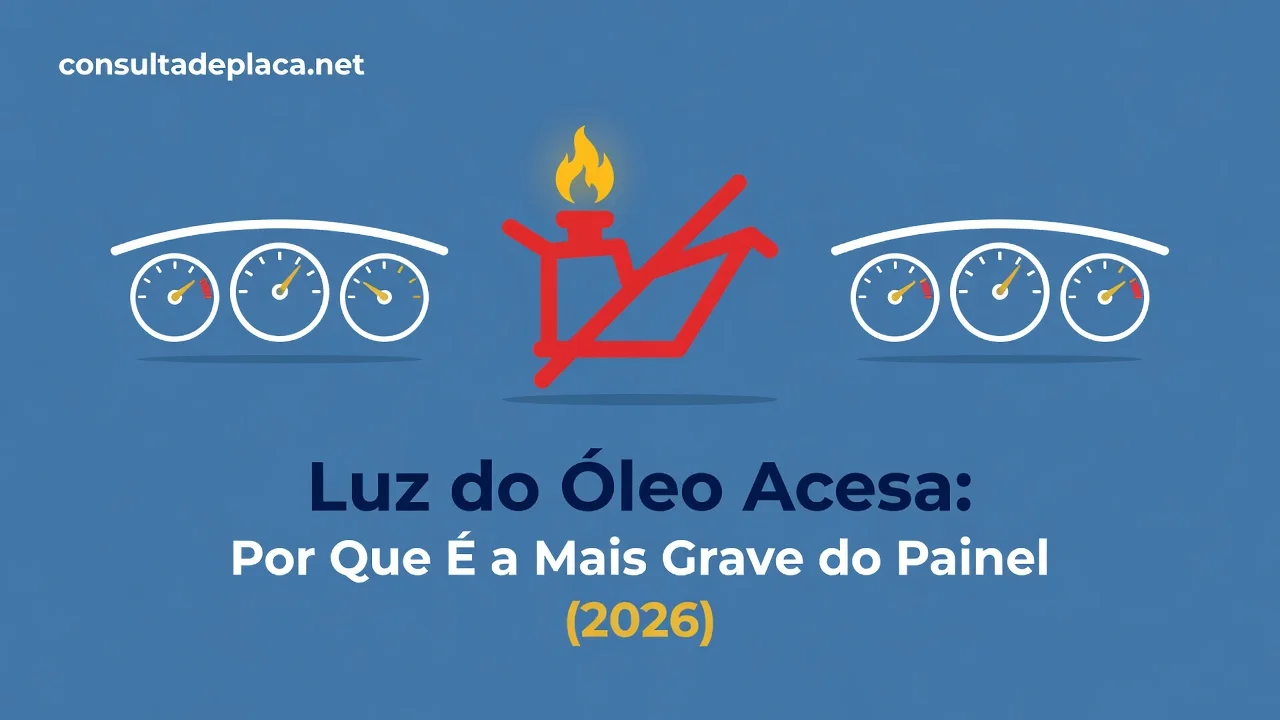 Luz do Óleo Acesa: Por Que É a Mais Grave do Painel (2026)