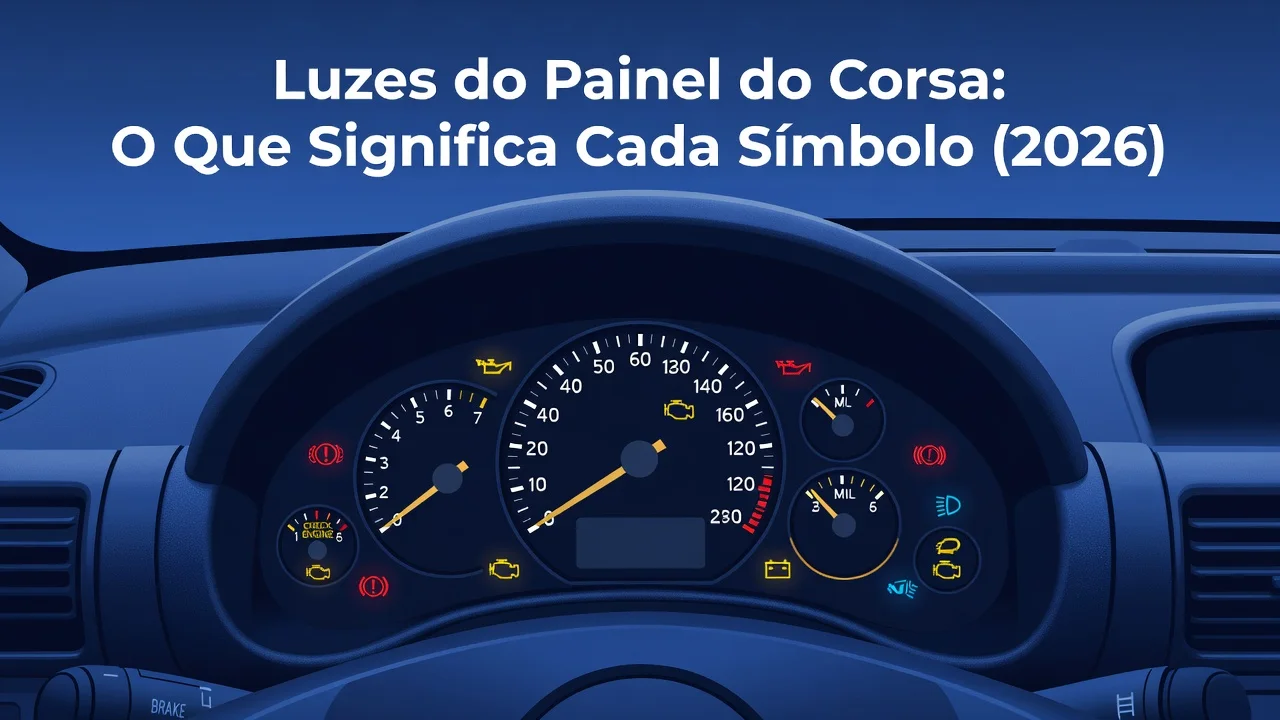 Luzes do Painel do Corsa: O Que Significa Cada Símbolo (2026)