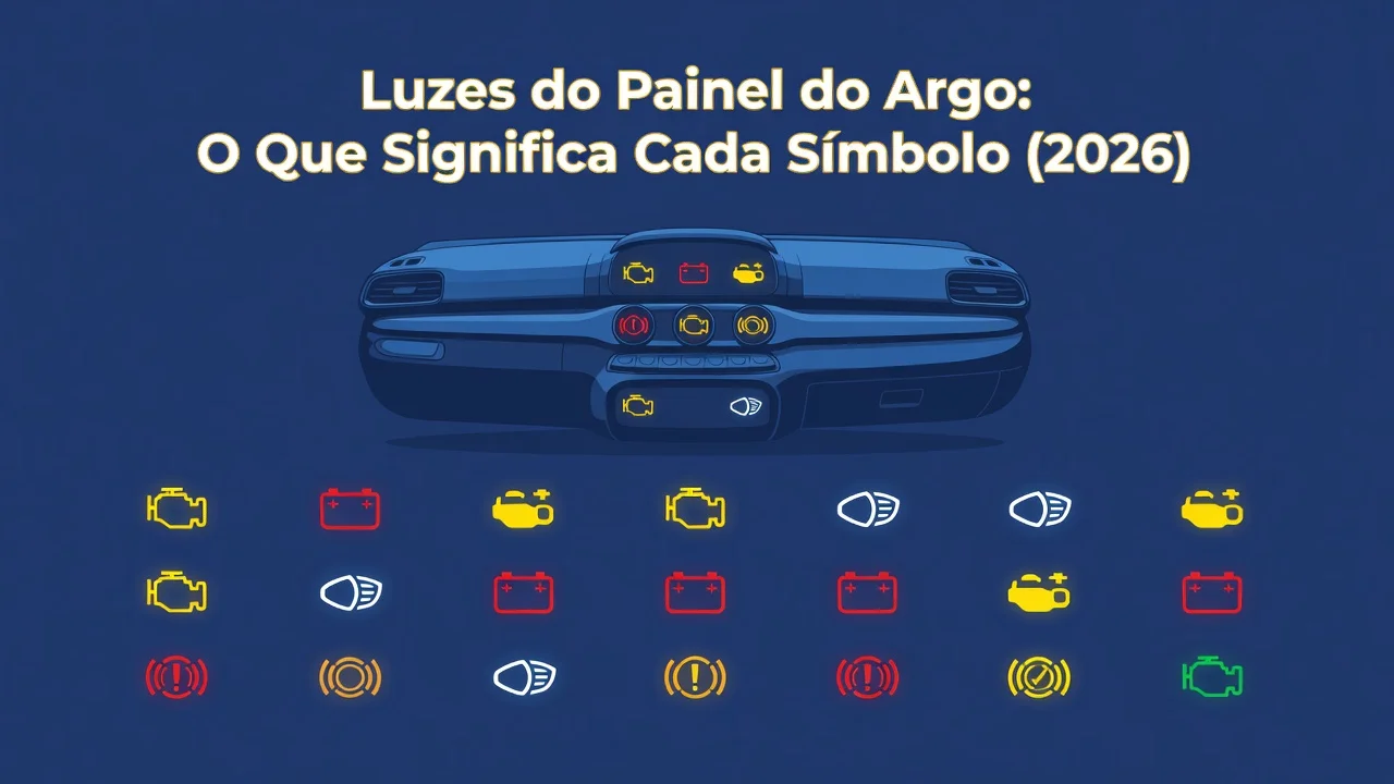 Luzes do Painel do Argo: O Que Significa Cada Símbolo (2026)