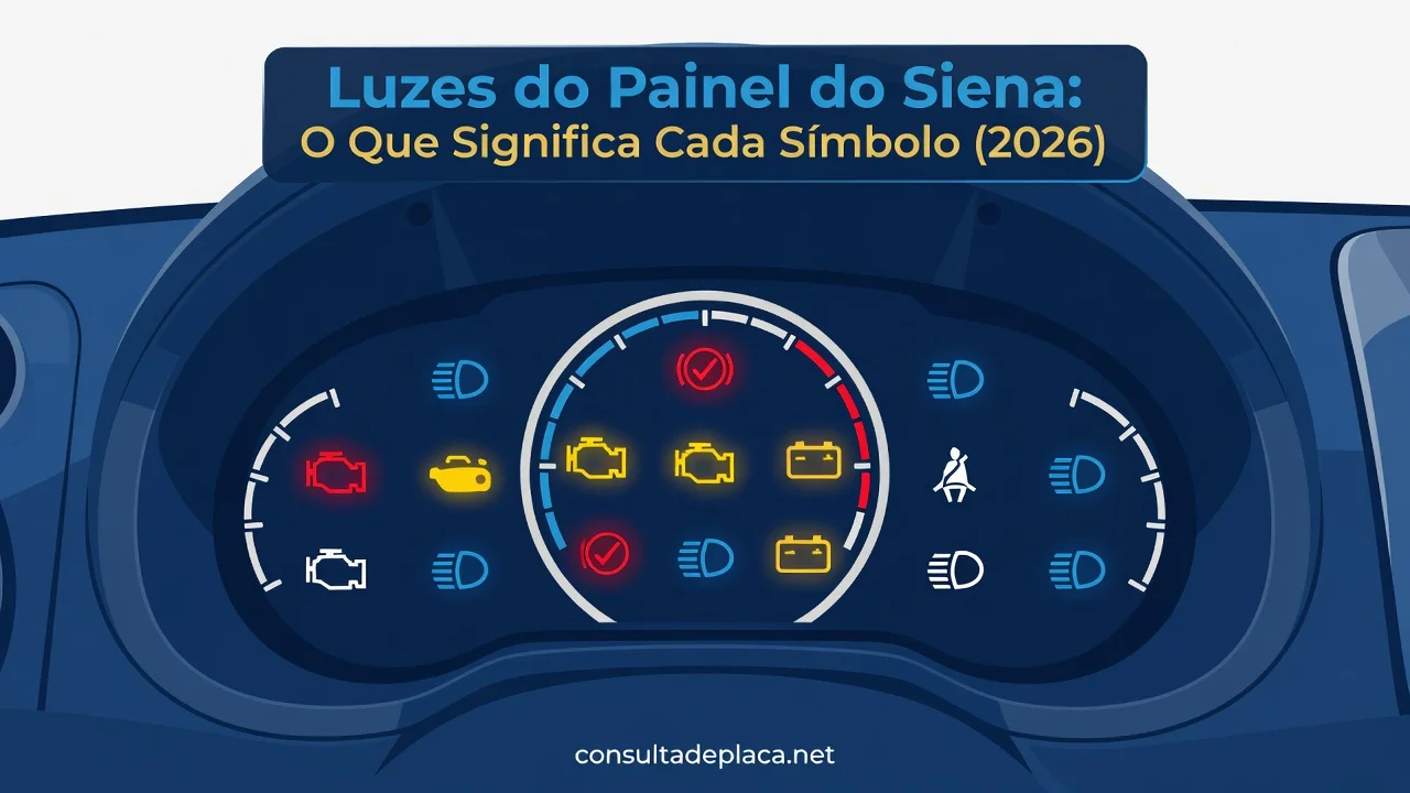 Luzes do Painel do Siena: O Que Significa Cada Símbolo (2026)
