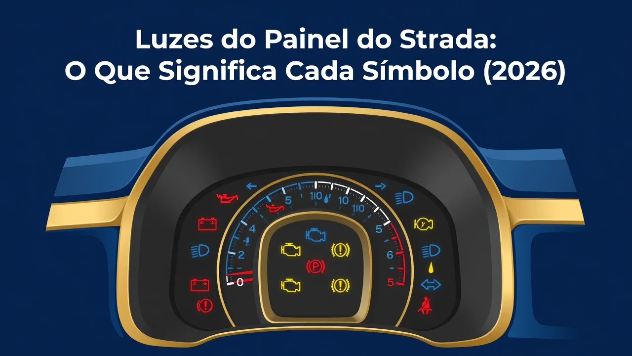 Luzes do Painel do Strada: O Que Significa Cada Símbolo (2026)