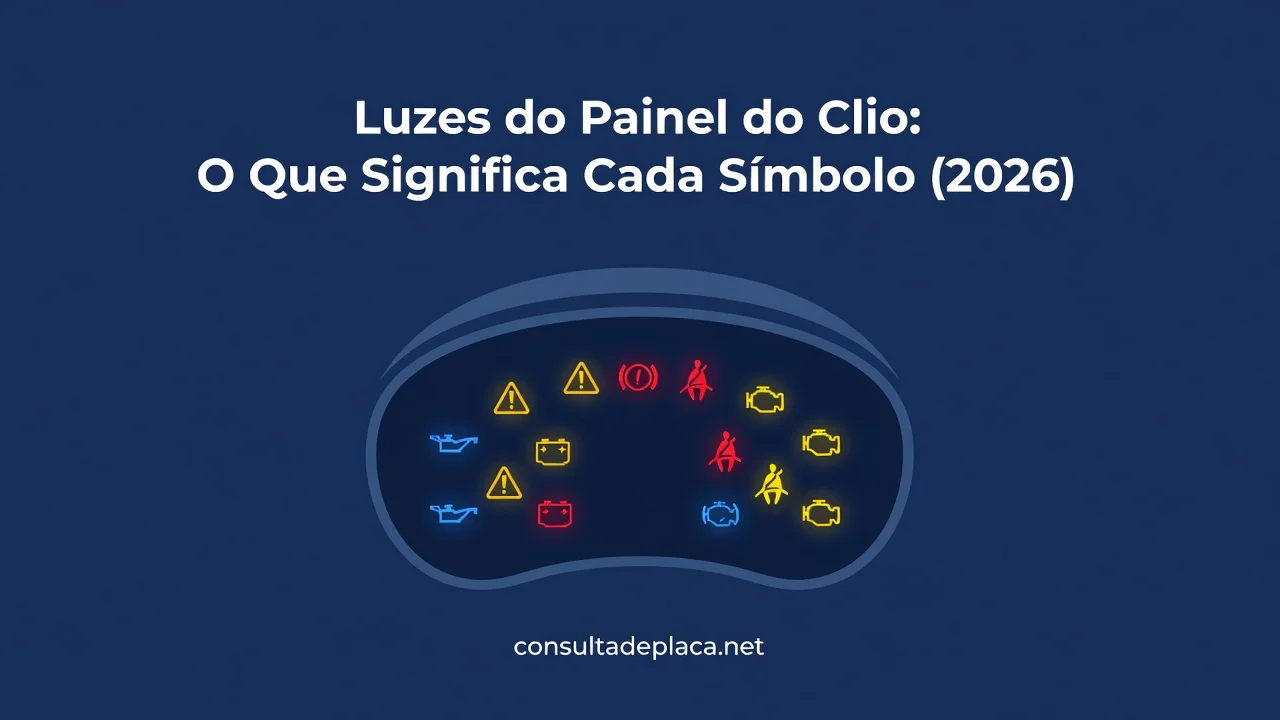 Luzes do Painel do Clio: O Que Significa Cada Símbolo (2026)