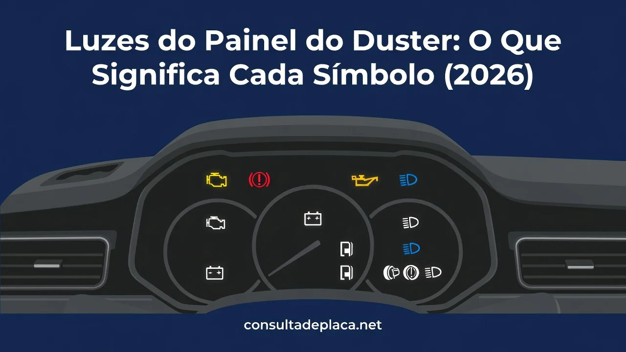 Luzes do Painel do Duster: O Que Significa Cada Símbolo (2026)