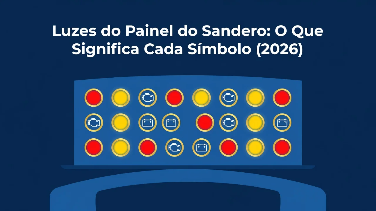 Luzes do Painel do Sandero: O Que Significa Cada Símbolo (2026)