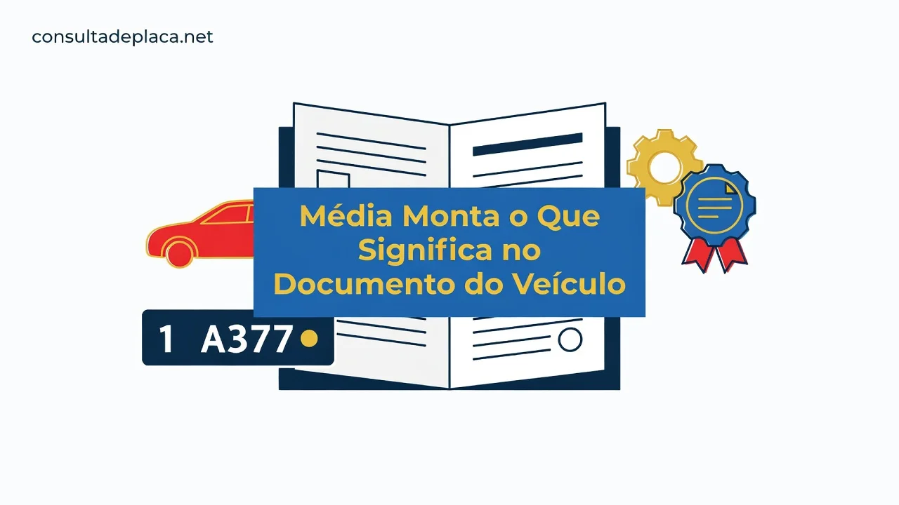 Média Monta o Que Significa no Documento do Veículo