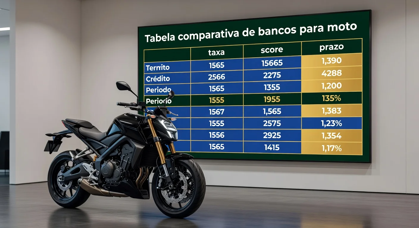 Melhor Banco para Financiar Moto 2026: Ranking com Taxas e Condições