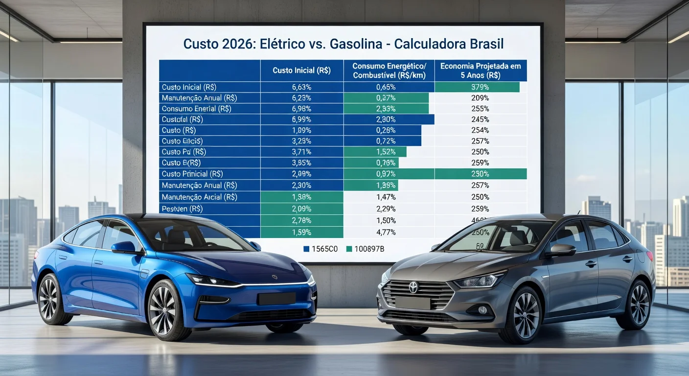 Melhor Carro Elétrico Custo-Benefício 2026: Análise Completa