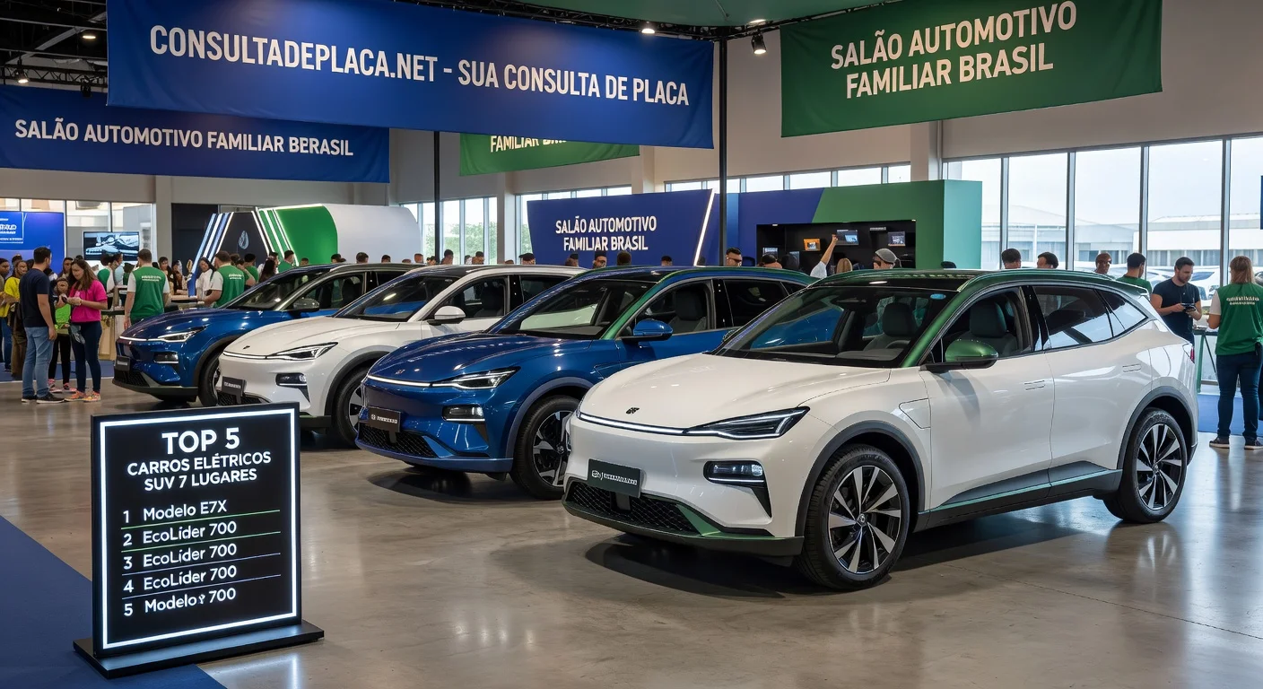 Melhor SUV Elétrico 7 Lugares no Brasil em 2026: Ranking Completo