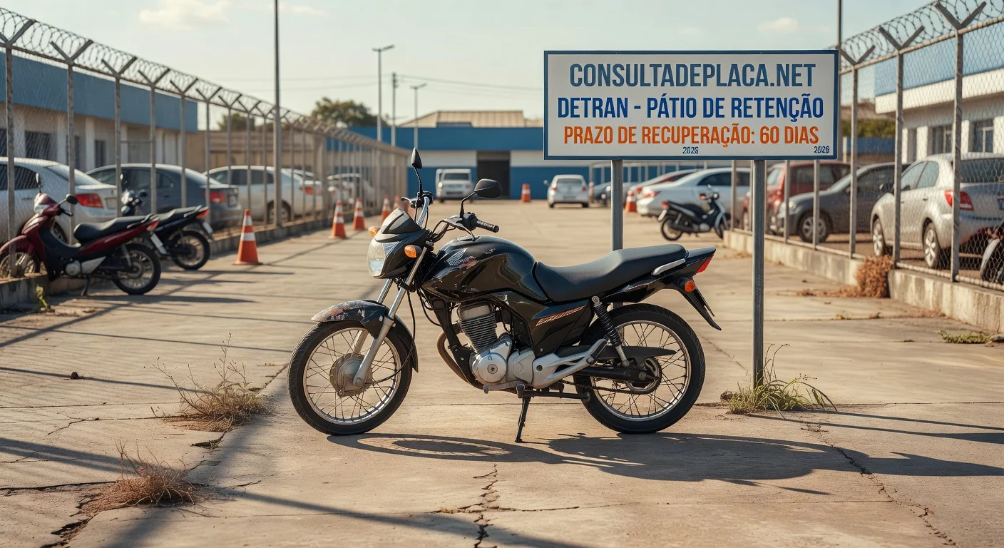 Moto Apreendida: Como Recuperar no Pátio do Detran 2026