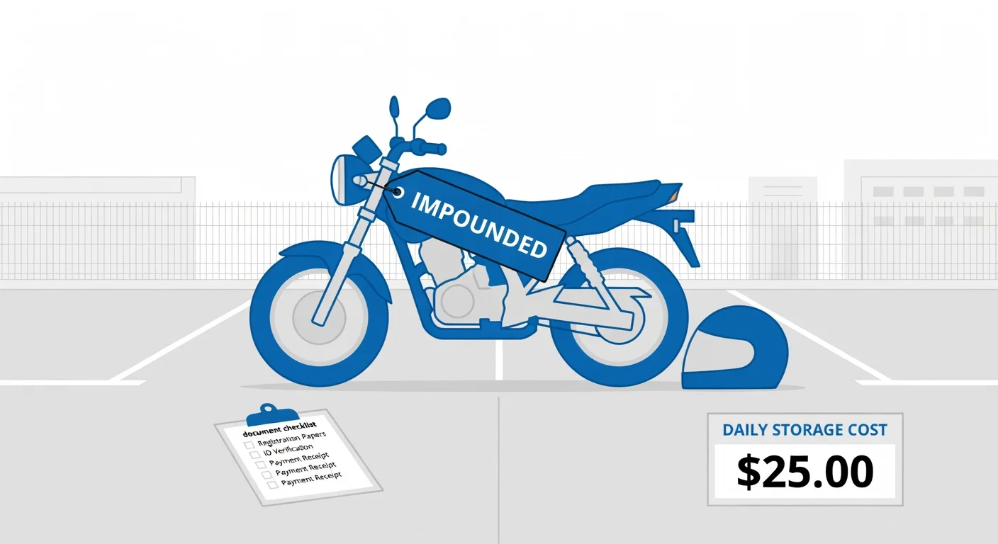 Moto apreendida pelo DETRAN 2026: como retirar e documentos