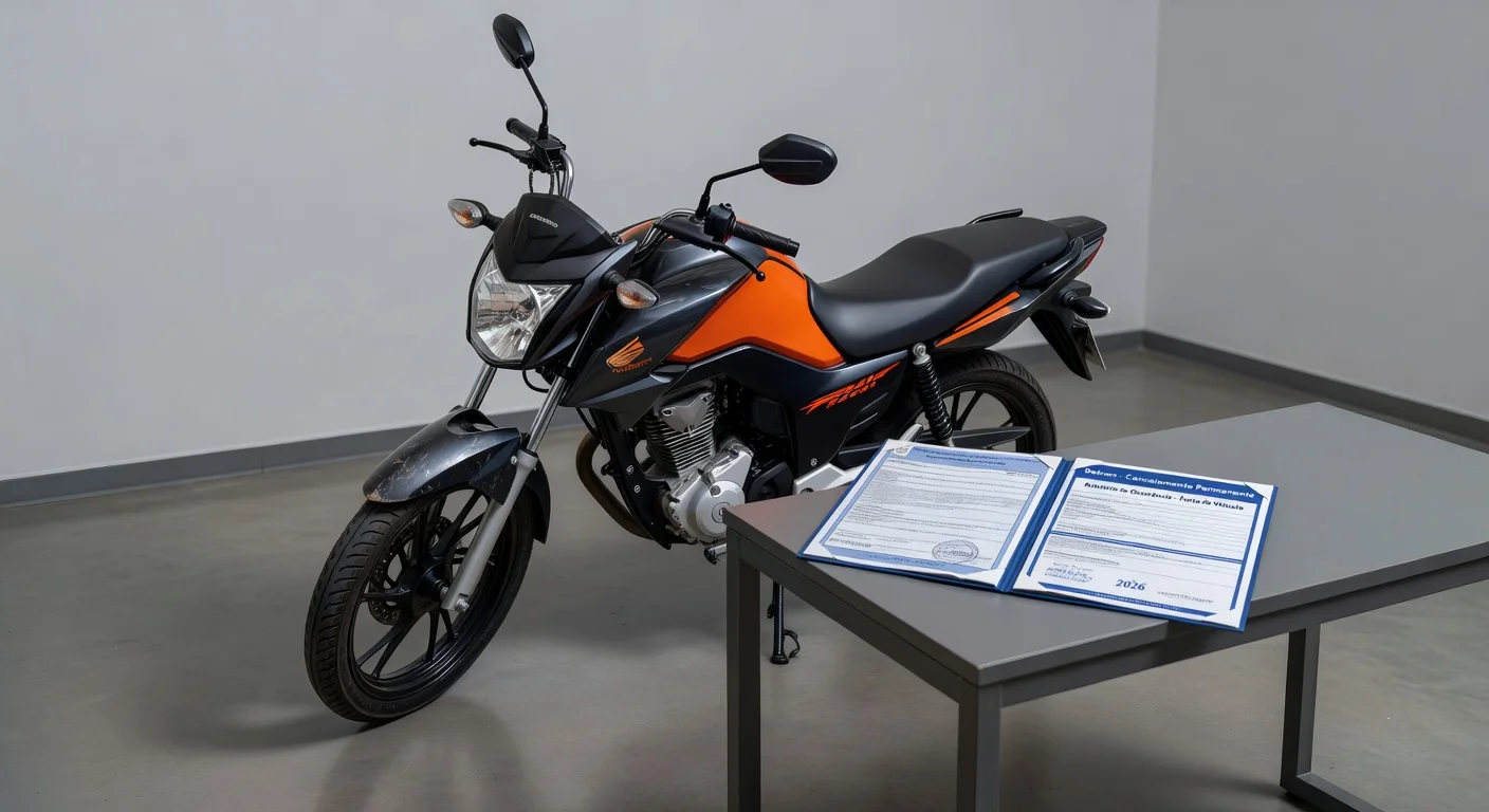 Moto Roubada: Como Dar Baixa no Documento no Detran 2026