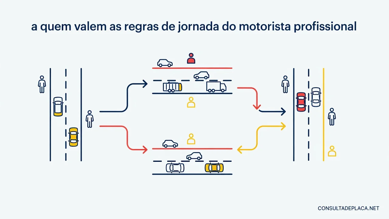 Artigo 67-A do CTB: a quem valem as regras de jornada do motorista profissional