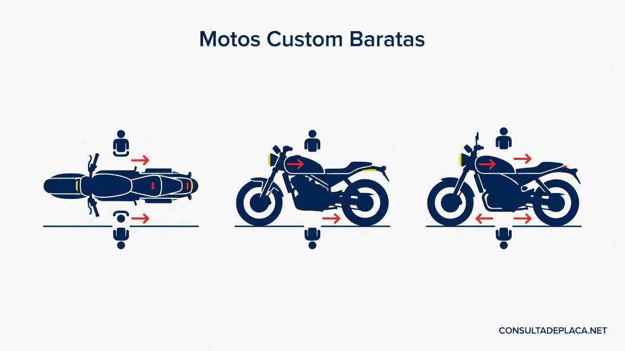 Motos Custom Baratas: Modelos, Diferenças e Qual Escolher