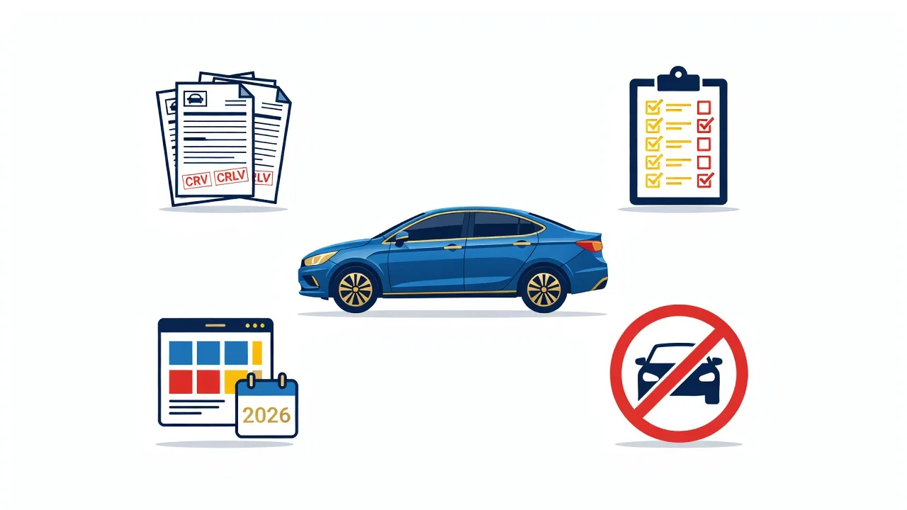 Mudar a Cor do Carro no Documento 2026: Como Fazer e o Que Exige