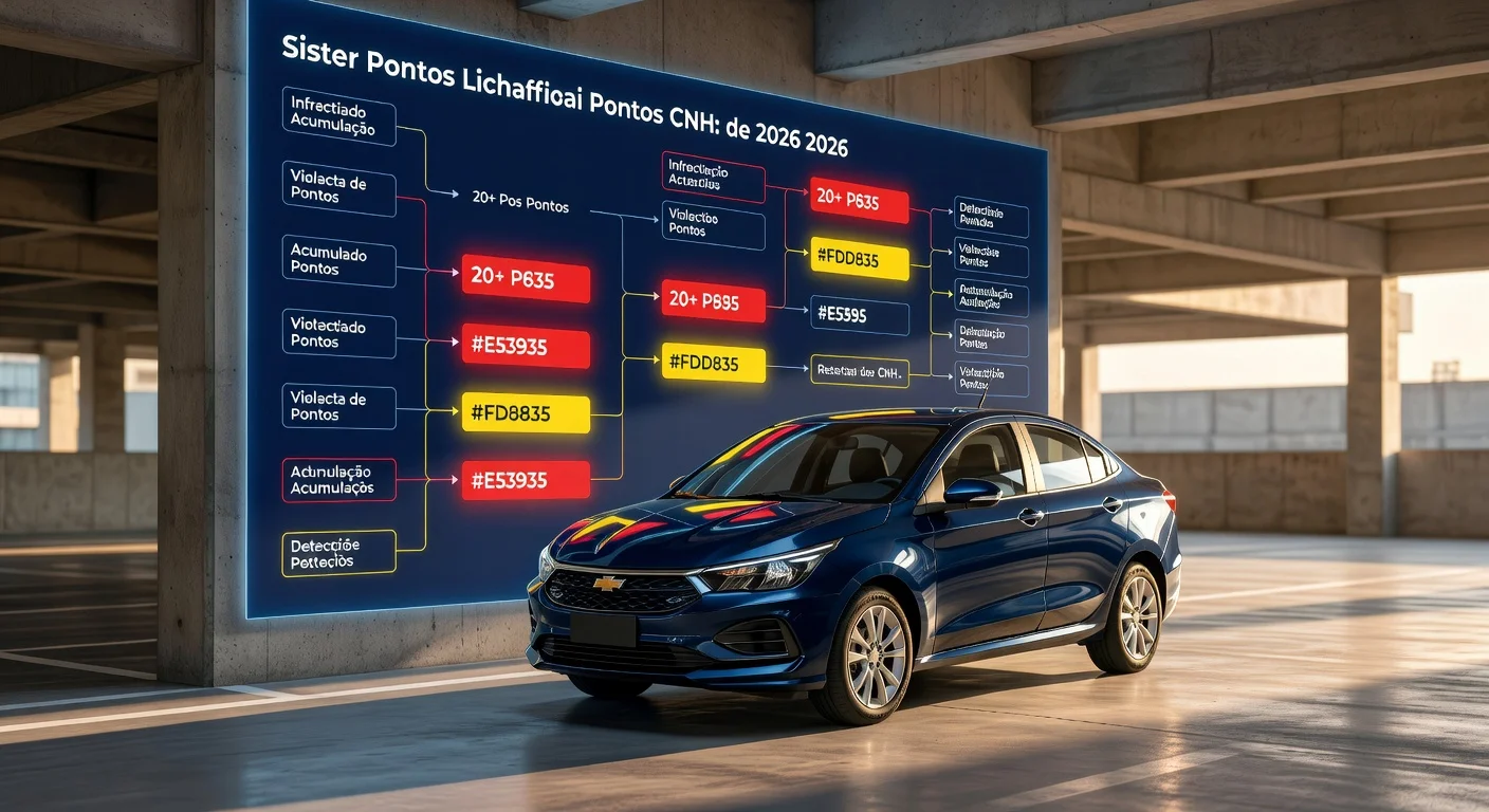 Multa e Pontos na CNH 2026: Como Funciona o Sistema?