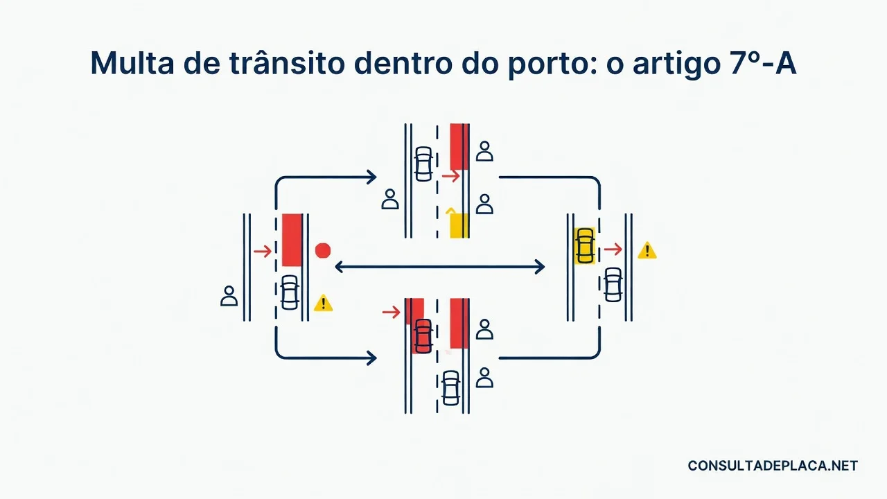 Multa de trânsito dentro do porto: o artigo 7º-A do CTB