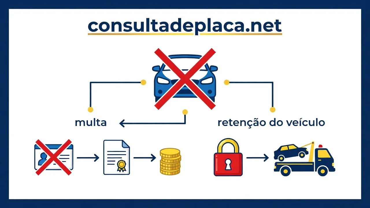 Multa por Dirigir sem CNH: Valor e Regras em 2026