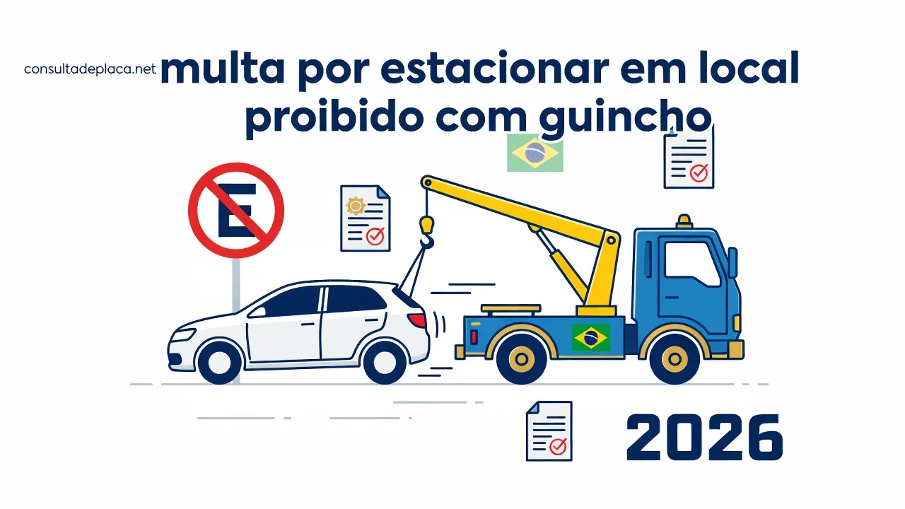 Multa por Estacionar em Local Proibido: Valores 2026