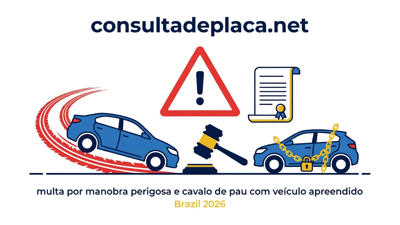 Multa por Manobra Perigosa: Cavalo de Pau e Racha 2026