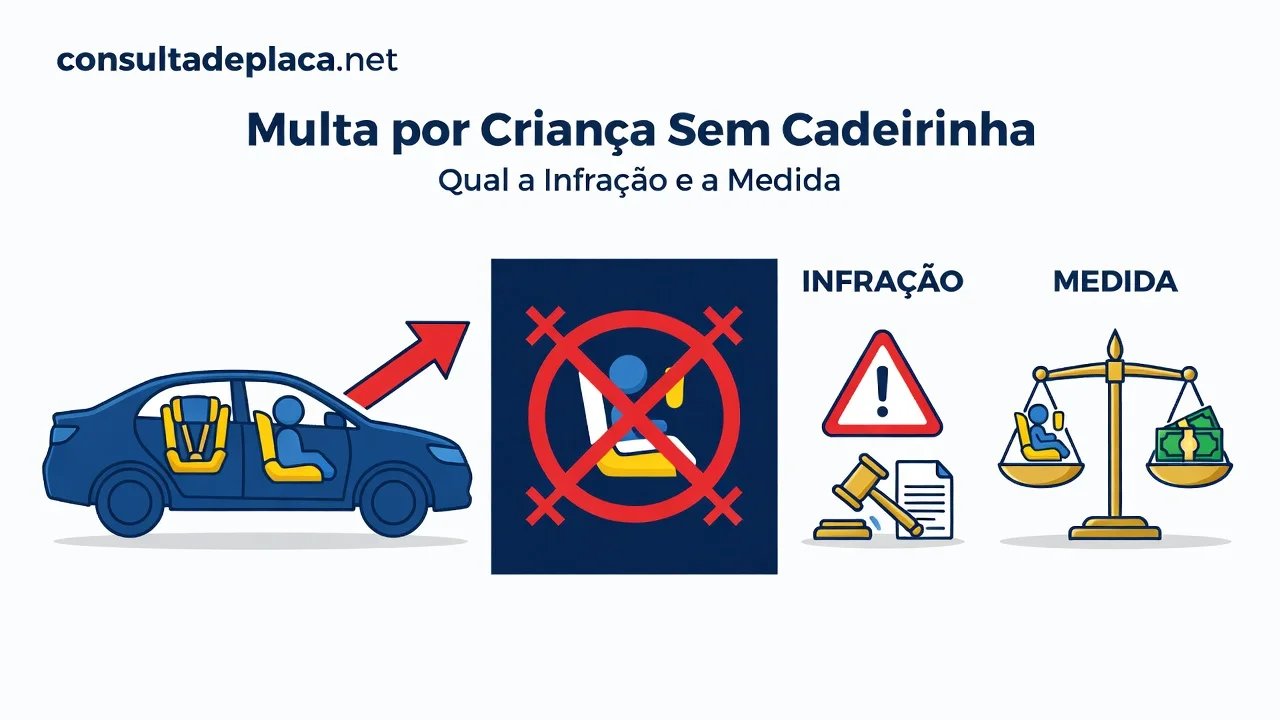 Multa por Crianca Sem Cadeirinha: Qual a Infracao e a Medida