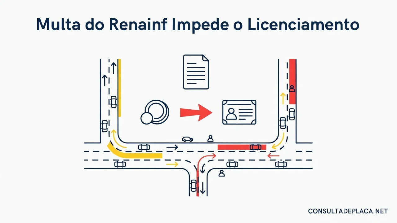 Multa do Renainf Impede o Licenciamento?