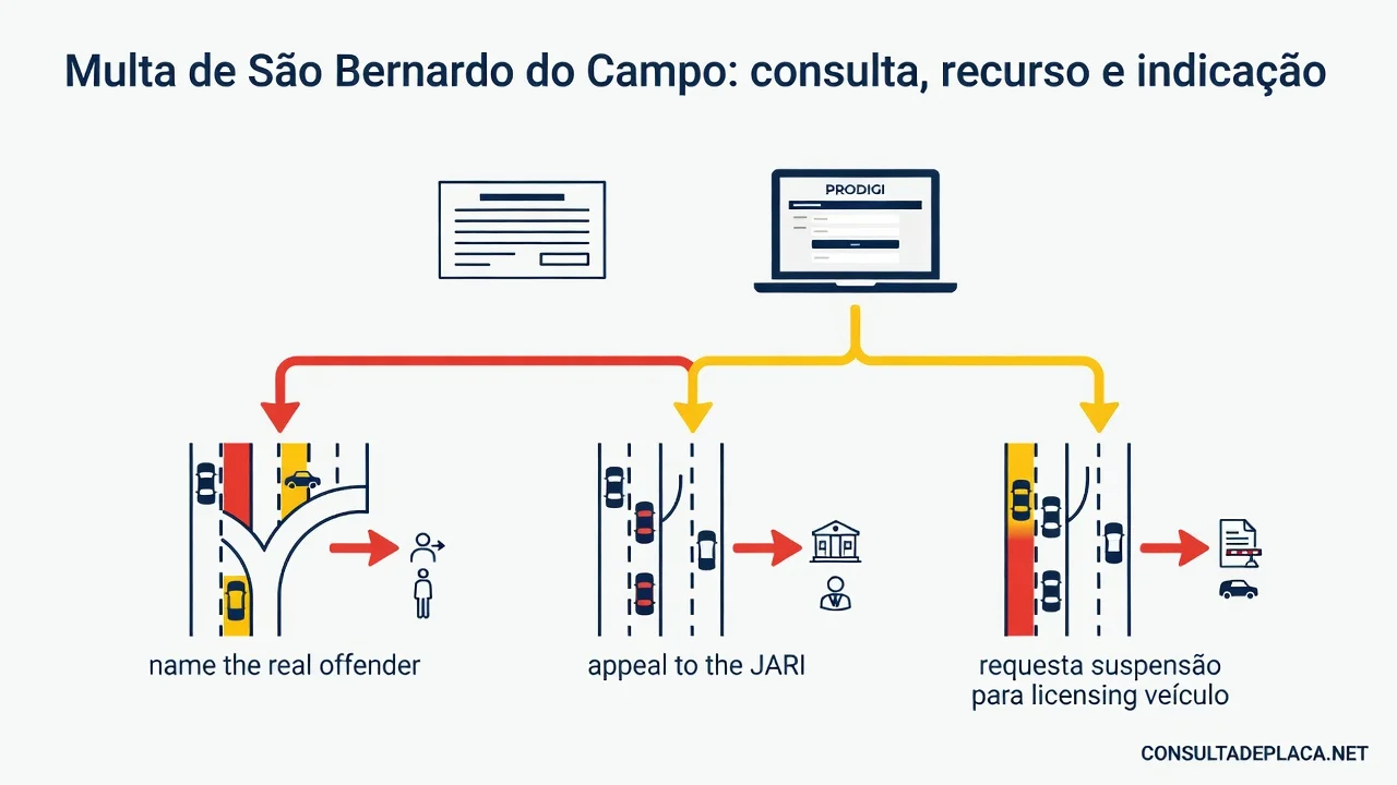 Multa de São Bernardo do Campo: consulta, recurso e indicação